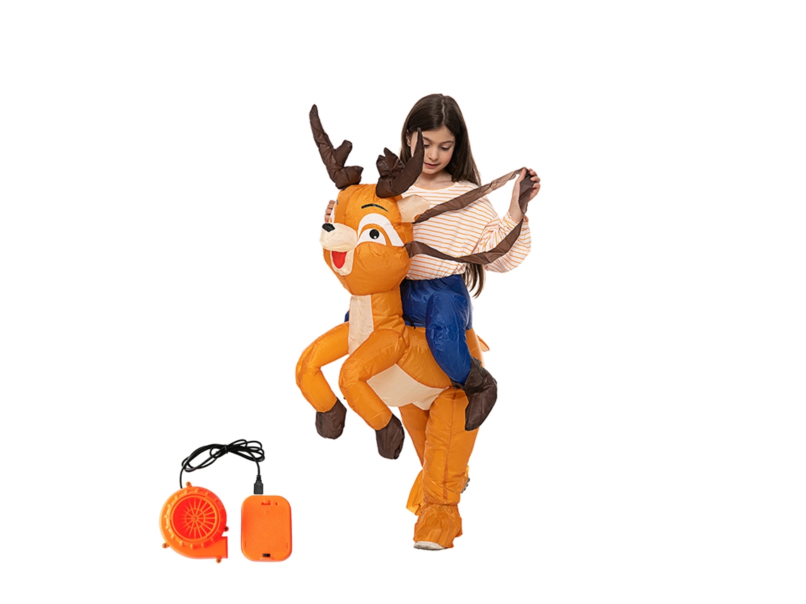 Disfraz Inflable De Elfo Navideño Para Adultos Y Niños, Disfraz Para Fiestas De Cosplay Con Soplador.