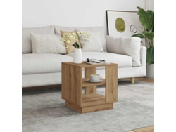 Mesa de centro - Mesa auxiliar 40x40x43 cm Derivada de madera de roble Artesanal HARLANV1