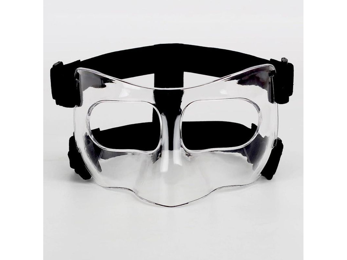 Dan26-protector De Nariz Ajustable Para Deportes Fútbol Baloncesto, Mascara Facial Transparente Anti Impacto Negro Claro