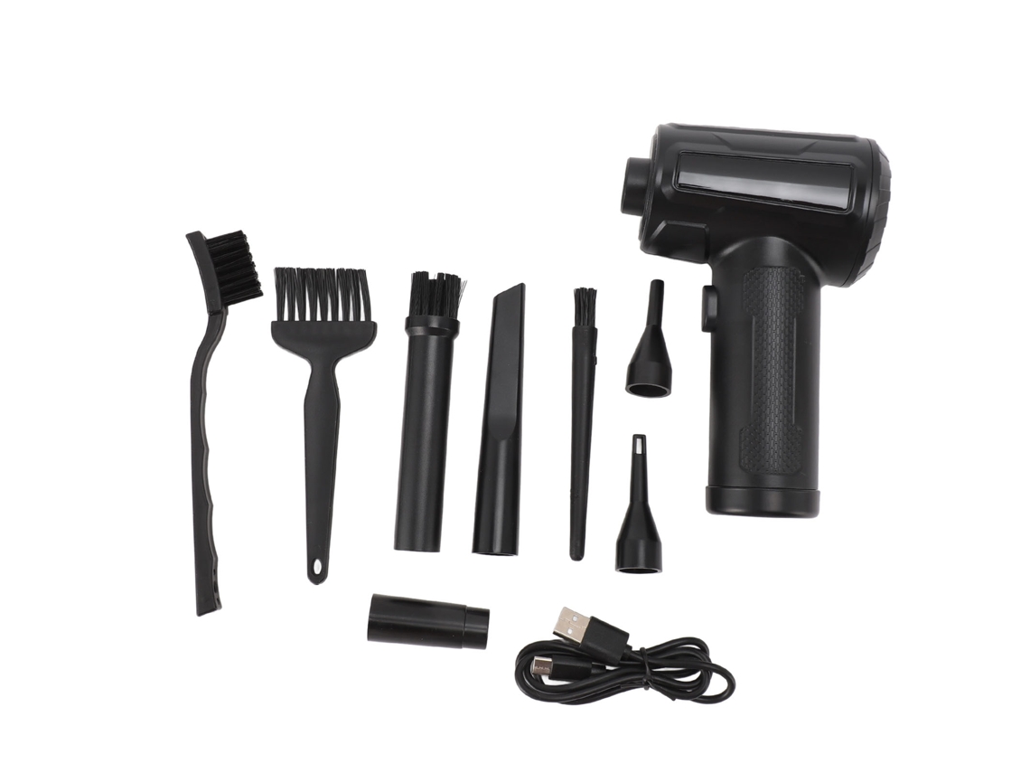 Duster De Ar Comprimido (ajuste De 3 Velocidades Com Limpeza Leve) Ventilador Mini Elétrico Portátil De Jato