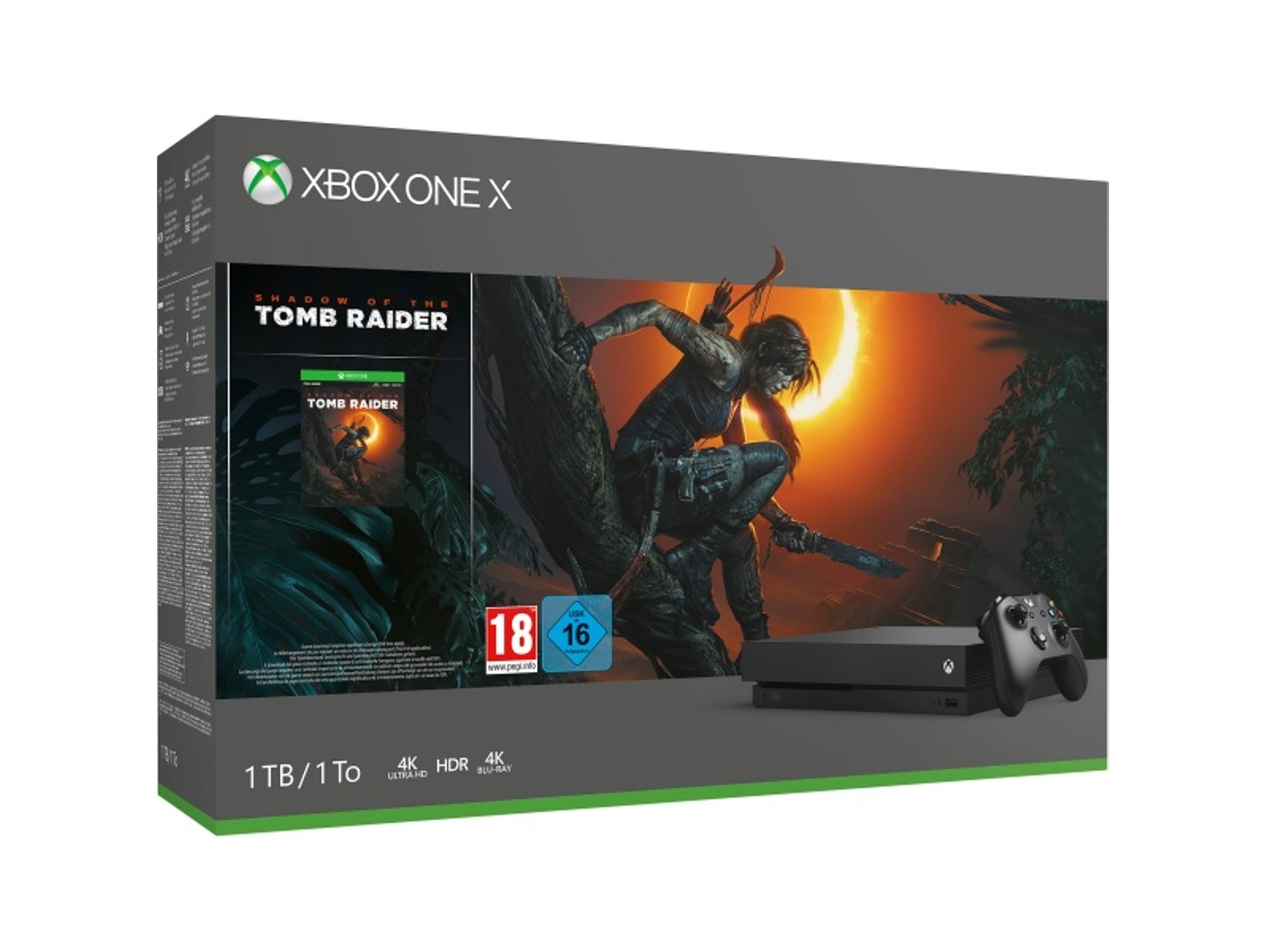 Consola Xbox One de 1 tb tomb raider shadow of 1tb