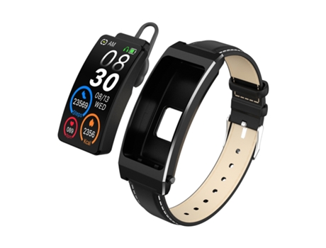 Smartwatch K13S 1,14'' Pantalla TFT Correa de cuero Pulsera de llamada Admite gestión del sueño/Monitoreo de oxígeno en sangre