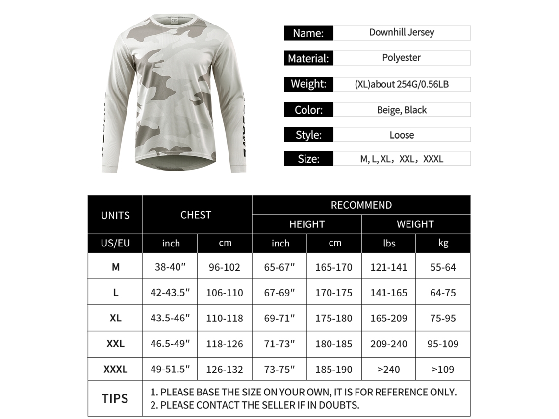Jersey De Ciclismo Hombre Manga Larga Para Bicicleta Mtb Downhill, Ropa De Ciclismo Racing