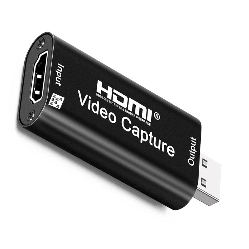 Capturadora De Vídeo Y Audio Hdmi Klack - Convertidor 1080p 30fps Para Streaming Y Gaming