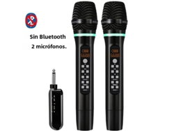 Micrófono inalámbrico de mano UHF Bluetooth profesional Mdug (dos juegos sin Bluetooth)