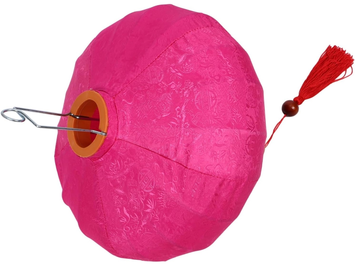 Farol Colgante Tradicional Vietnamita, Rosa, 30 Cm, Para Decoración De Fiestas En El Jardín Al Aire Libre.
