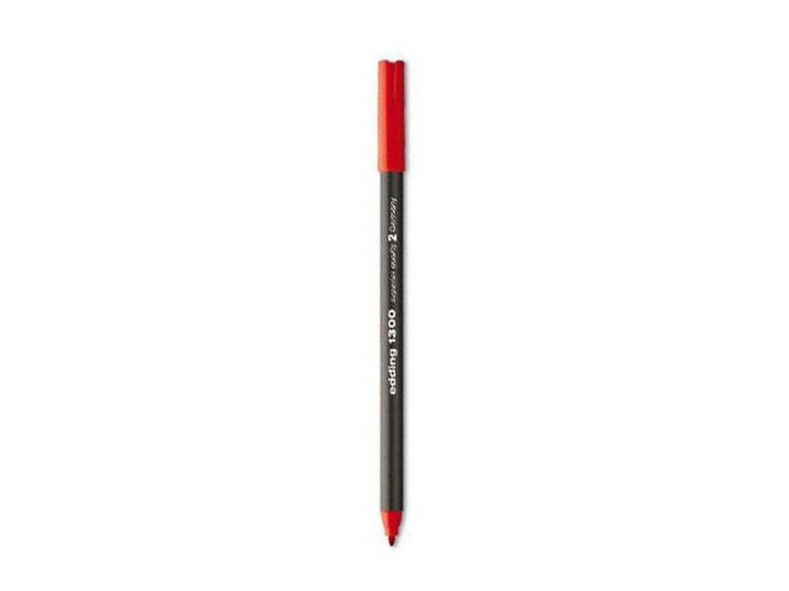 Edding Marker Tip Fiber 1300 Rojo - Punta Redonda 0.5 Mm