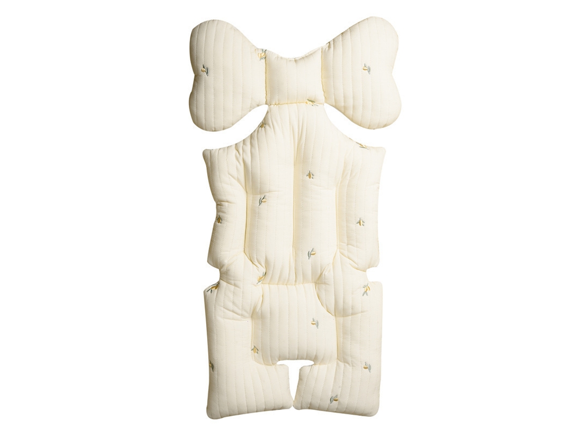 Cojín Para Asiento De Cochecito, Cojín Para Asiento De Coche De Bebé De Doble Cara, Transpirable Y Suave (oliva) Cuich