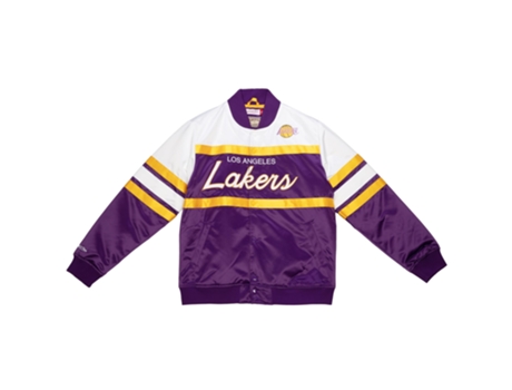 Chándale para Fitness MITCHELL & NESS Chándal Botones Los Angeles Morado (M)