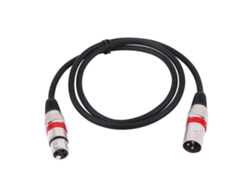 Cable Xlr De 3 Pines Macho A Hembra (m F) De Audio Blindado Para Mezclador De Micrófono, 1 M