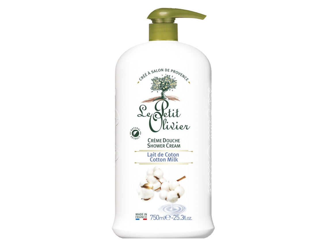 Gel de ducha con leche de algodón LE PETIT OLIVIER