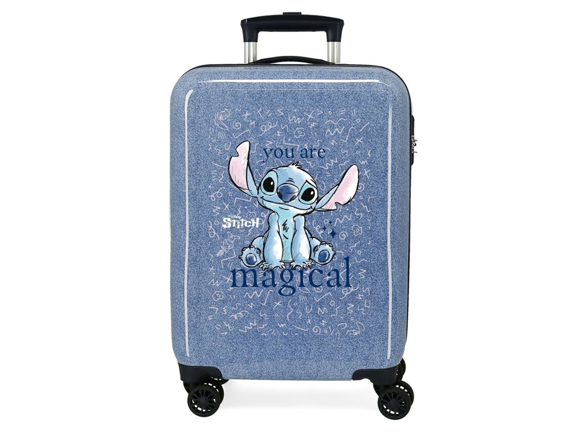 DISNEY Maleta De Cabina ABS Rígida Stitch You Are Magical Azul