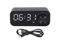Reloj Despertador Led Multifuncional Portátil Con Altavoz Bluetooth 5.0 B126