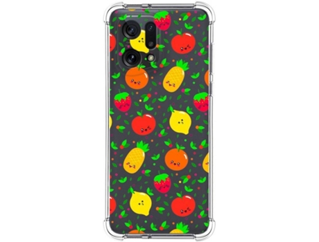 Carcasa para Oppo Find X5 5G TUMUNDOSMARTPHONE Dibujos Antigolpes Frutas 01 Multicolor