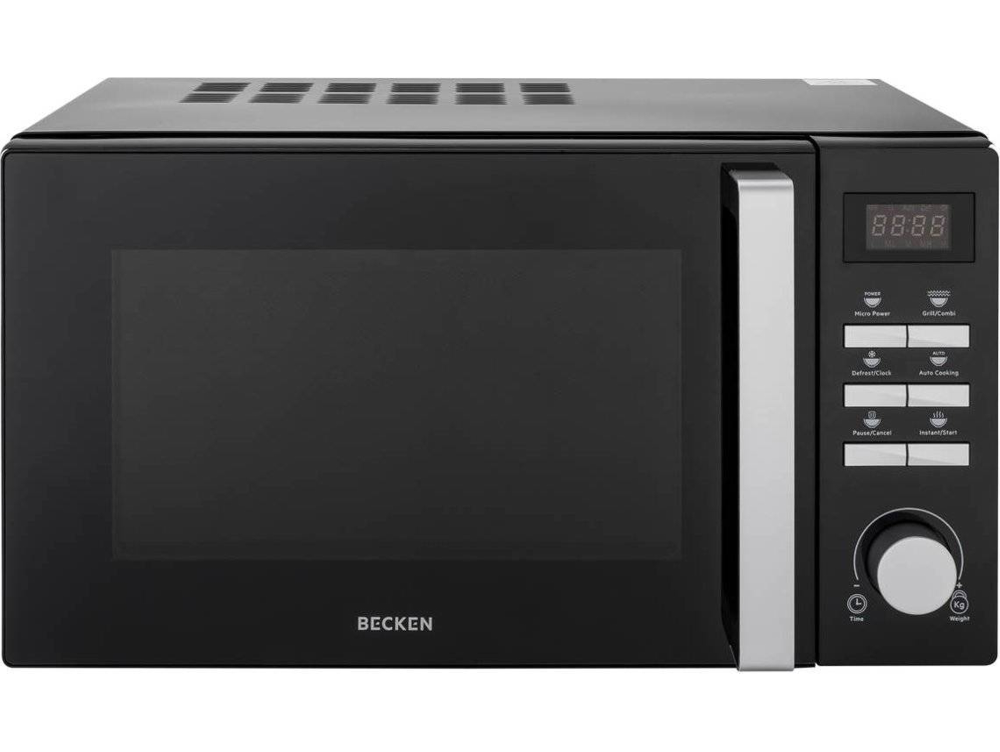 Microondas BECKEN BMW3998 (25 L - Con grill - Negro)