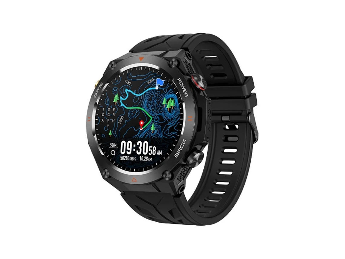 Reloj inteligente para correr con respuesta/realización de llamadas, podómetro, rastreador de actividad física, brújula, altímetro y barómetro. Bestvite
