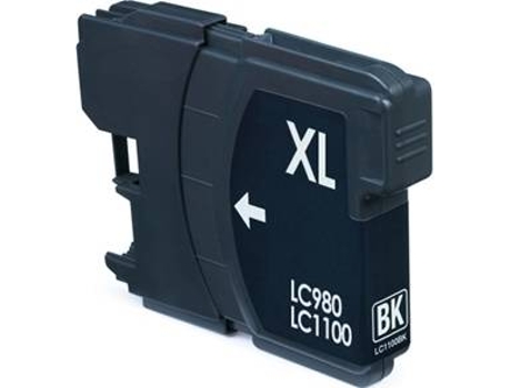 Cartucho para Brother LC980 / LC985 / LC1100 Negro