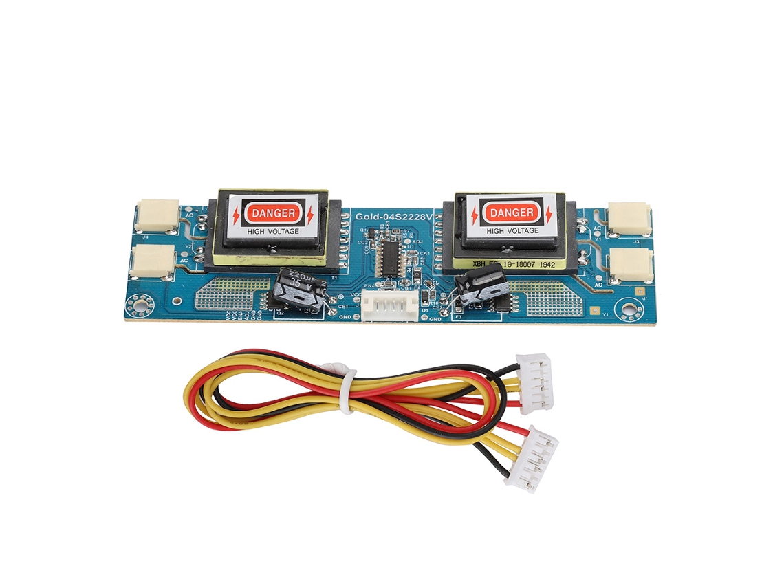 Placa Inversora Ccfl De Alta Presión Con 4 Lámparas, Puerto Pequeño Para Pantalla Lcd De 10 A 26", 10-28 V