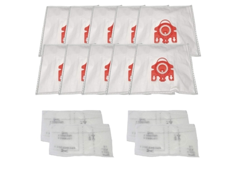 Accesorio Aspiradores MIELE BolsasFiltros 10 bolsas + 4 Filtros Fjm Airclean Bag 7291640 S241-S256I S2