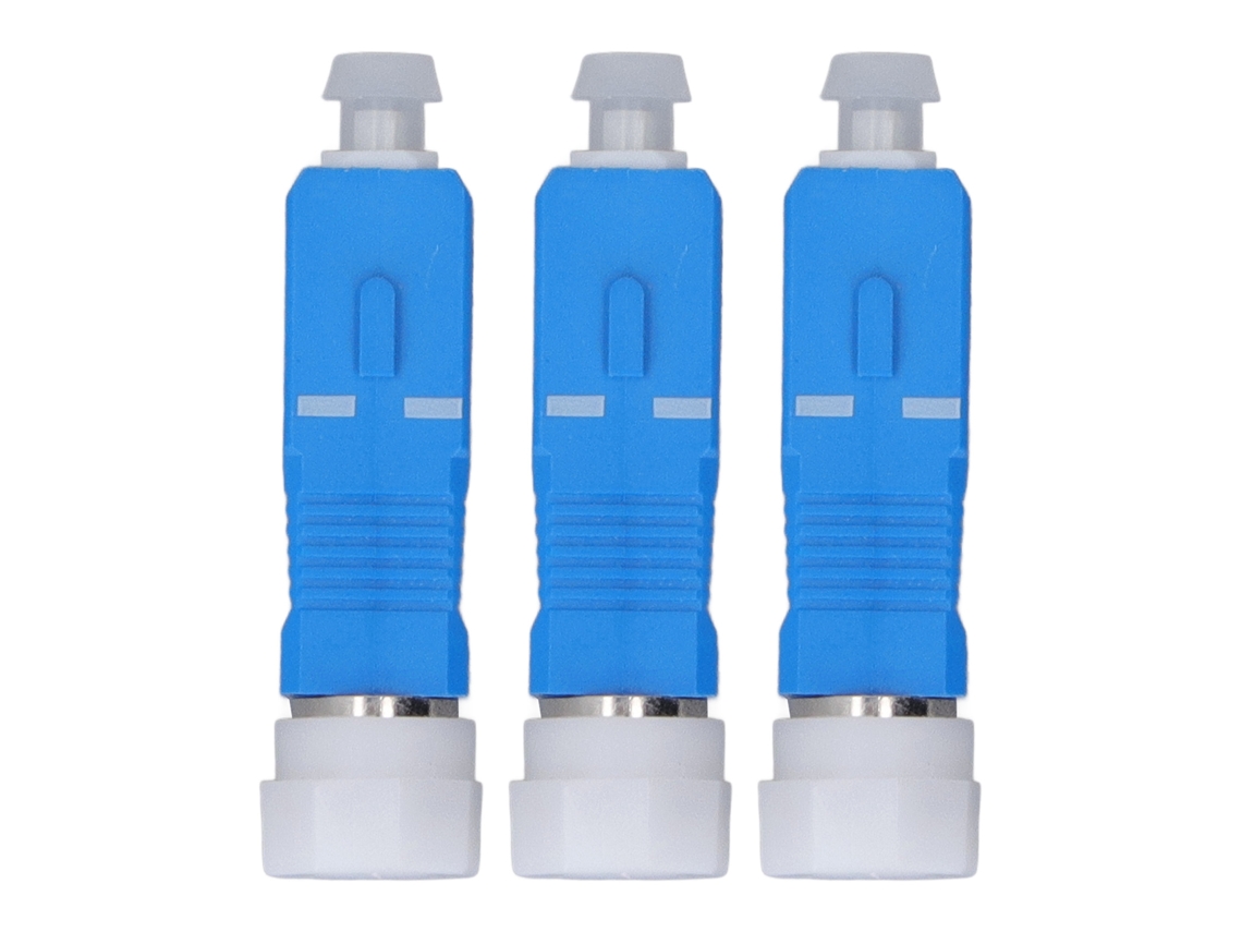 Adaptador Conector Fibra Óptica Sc Macho A Fc Hembra Modo Simple Para Medidor De Potencia Óptica 3 Piezas