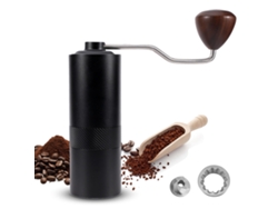 Molinillo De Café Manual Con Resorte Cónico, 6 Núcleos, Ajuste Digital, Ergonómico, Portátil Para Preparar Café Espresso Con El Método De Vertido.