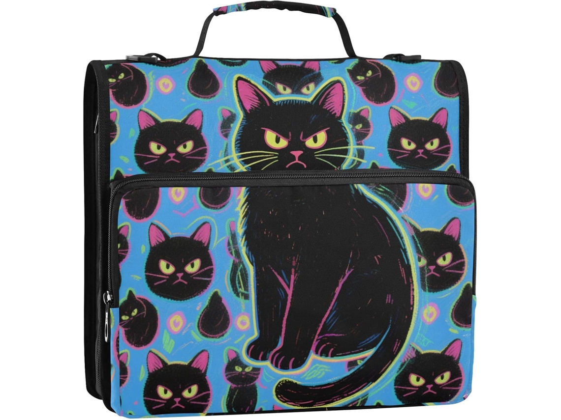 Besportble Organizador De Un Gato Negro Enojado Y Fabricado Con Tela Impermeable De Primera Calidad, Este A...