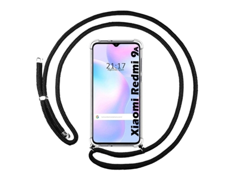 Carcasa Xiaomi Redmi 9A / 9AT TUMUNDOSMARTPHONE Colgante Negro