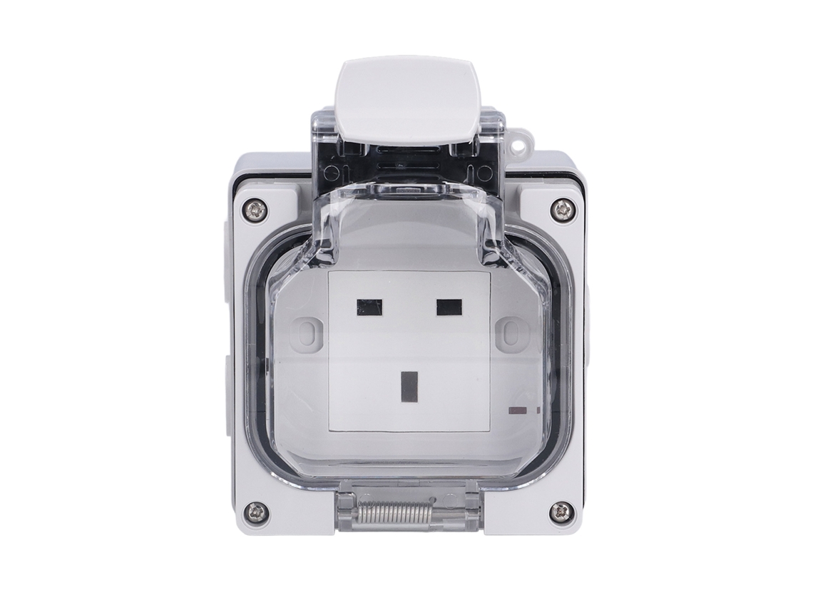 Enchufe Exterior Ip66 Resistente A La Intemperie, 250 V, 13 A, Para Jardines Y Aplicaciones Comerciales.