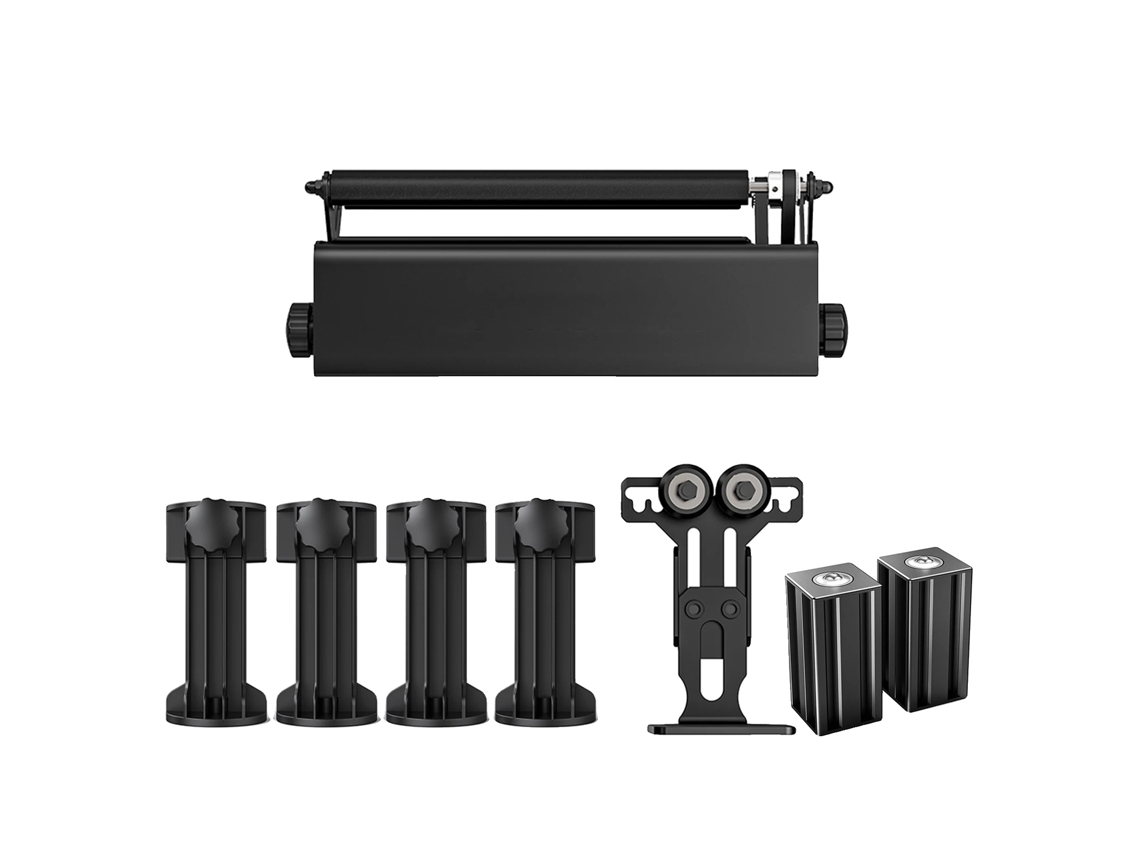 Conjunto de rodillos rotativos láser, diámetro ajustable, estructura totalmente metálica OEM