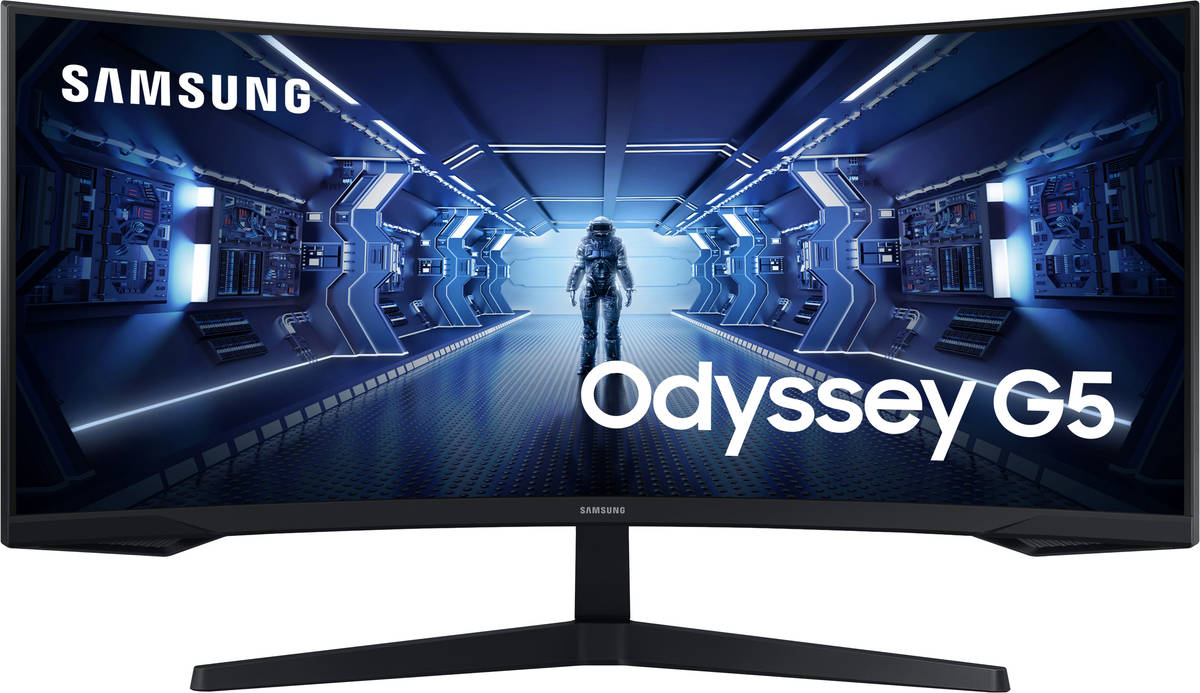 Monitor Curvo Gaming SAMSUNG LC34G55TWWRXEN (34'' - 1 ms - 144 Hz - WQHD)