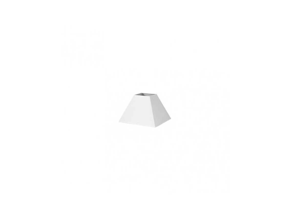 Pantalla Piramide Mezzo E27 Blanco 17dx8dx13h Tejido Popelin