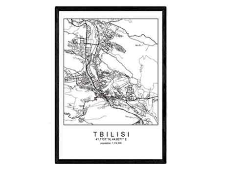 Lámina NACNIC Mapa Tbilisi (A3)