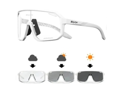 (blanco) Gafas De Ciclismo Fotocromáticas Unisex, Protección Uv400, Aptas Para Deportes Al Aire Libre.