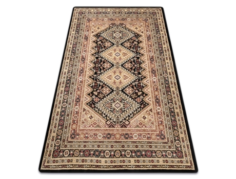 Alfombra Royal Modelo G021 Negro/Beige (180 x 270 cm)