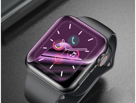 Protector de Pantalla SLOWMOOSE de Protector Hidrogel para Apple Watch Series Se (Anti Blue Ray - 40Mm para Serie 4 5)