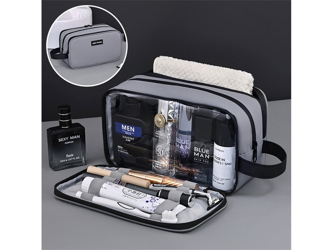 Neceser Para Hombre Blackipree De 3 Capas Serie Elite Gran Capacidad Ideal Para Viajes Organizador De Cosméticos Portátil De Primera Calidad