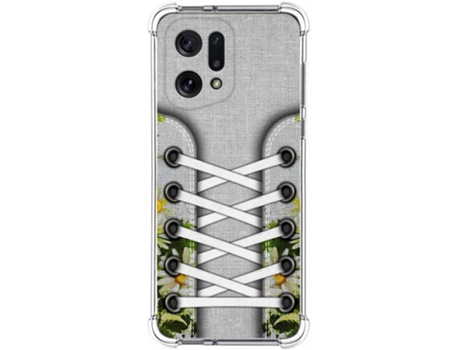 Carcasa para Oppo Find X5 5G TUMUNDOSMARTPHONE Dibujos Antigolpes Zapatillas 08 Multicolor