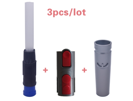 Kit adaptador de punta de cepillo para aspiradora Dyson V8 V10 V6 Dc35 Dc61 Dc62, herramienta multifunción de limpieza, 2 piezas