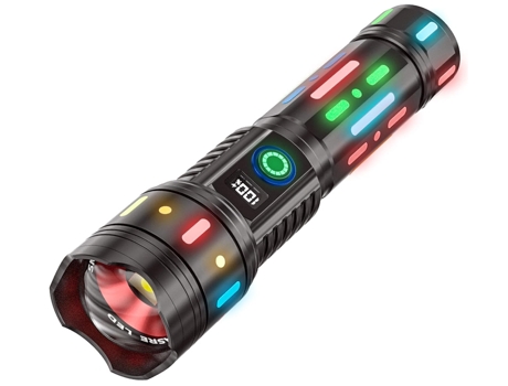 Linterna Frontal Led Td-085 Recargable 4 Modos Negra TURMIN