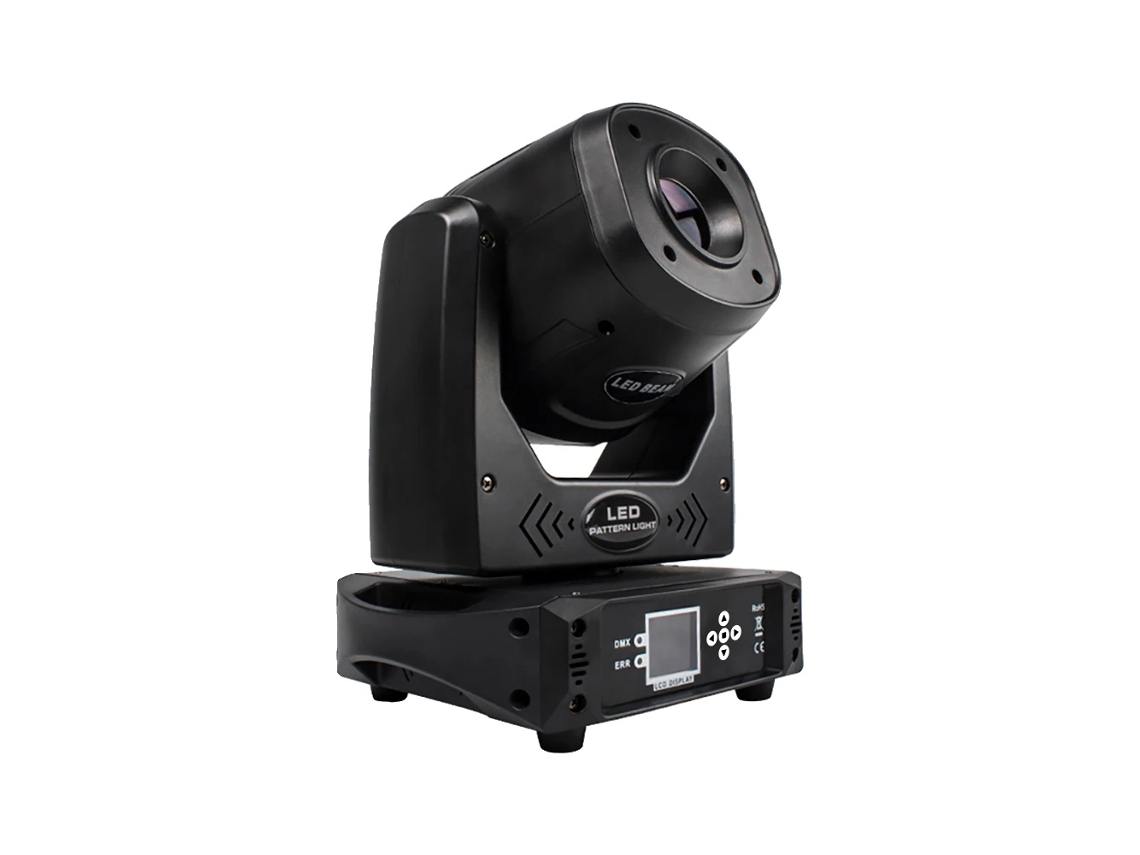 Iluminación de cabeza móvil, 7 efectos dinámicos, 6 patrones estáticos, 2 focos LED de 100 W, enchufe UE OEM