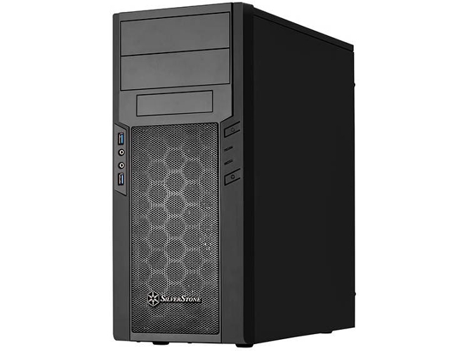 Caja PC SILVERSTONE PS13 (Mini ITX Tower - Negro)
