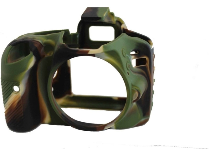 Funda silicona EASYCOVER Nikon D3200 Camuflaje
