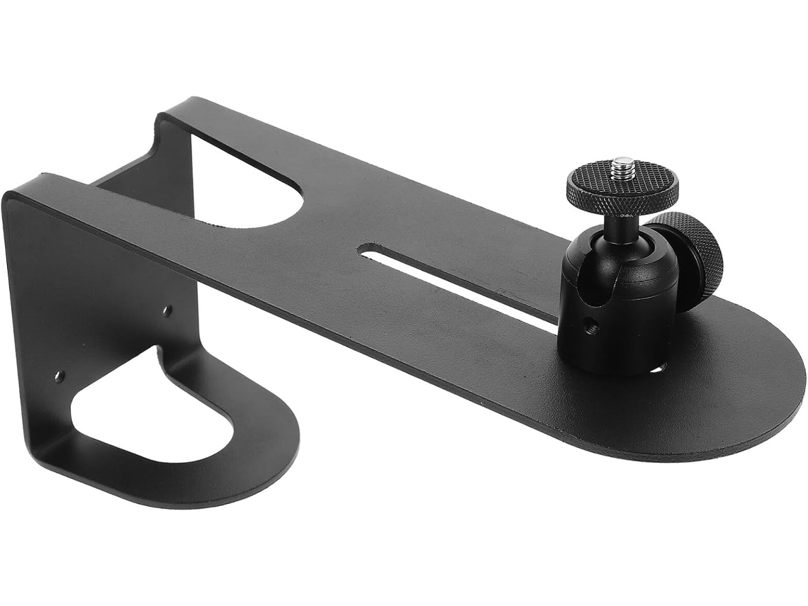 Soporte Mural Para Proyector Réglable En Acier Laminé À Froid Noir Fijación Rotación 360 Compatible