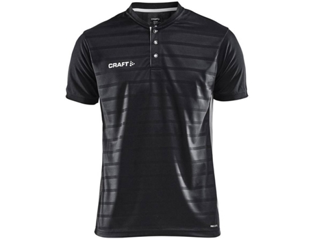 Camiseta de Hombre para Fútbol CRAFT Control Button Negro (S)