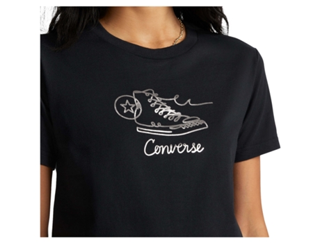 Camiseta de Mujer CONVERSE All Star Multicolor (M)
