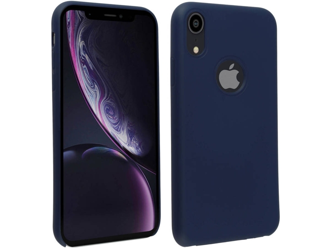 Funda iPhone XR AVIZAR Silicona Azul