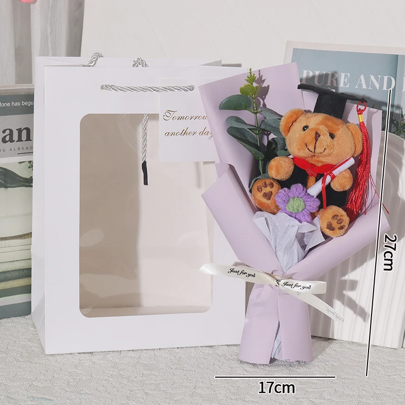 Ramos De Flores De Ganchillo, Ramos De Graduación, Regalos De Ganchillo Hechos A Mano