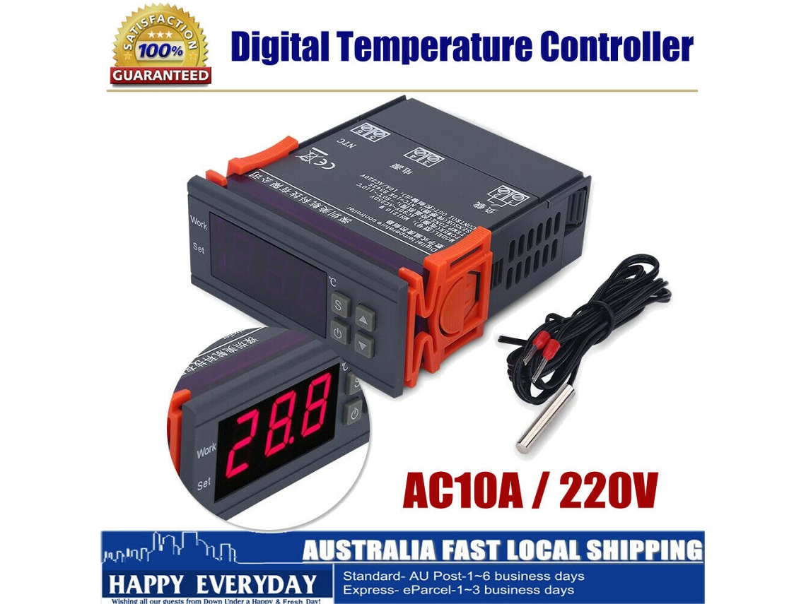 Controlador De Temperatura (pantalla Lcd Digital 220v 10a)