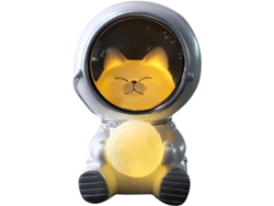 2026-luz Nocturna Led Astronauta Animal Gato Guardián Galaxia Material Resina Luz Cálida