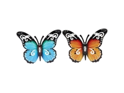 Decoración De Jardín De Mariposas De Metal Para Exterior, Decoración De Pared Para Exterior, Mariposa De Metal